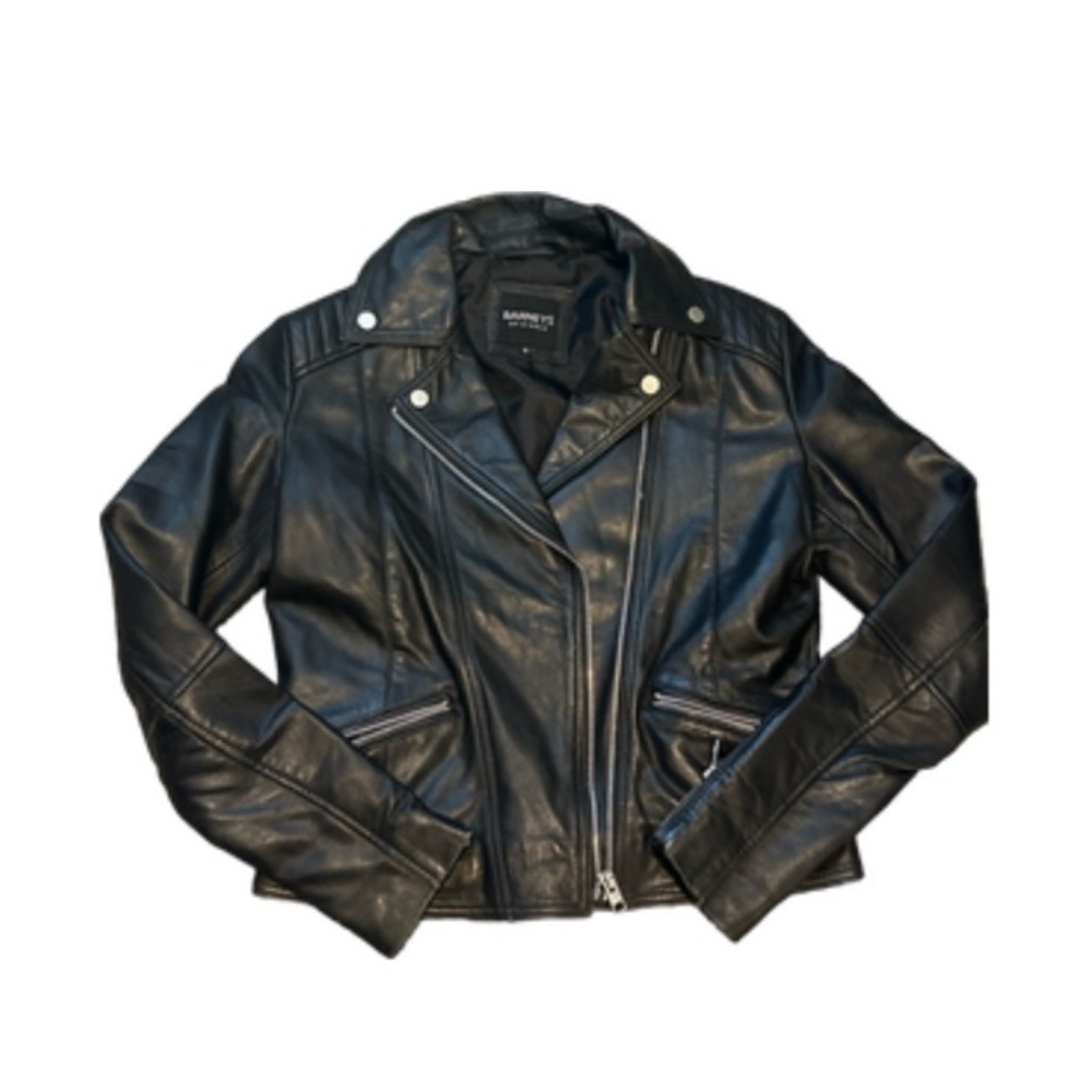 Barney’s Leather Moto Jacket